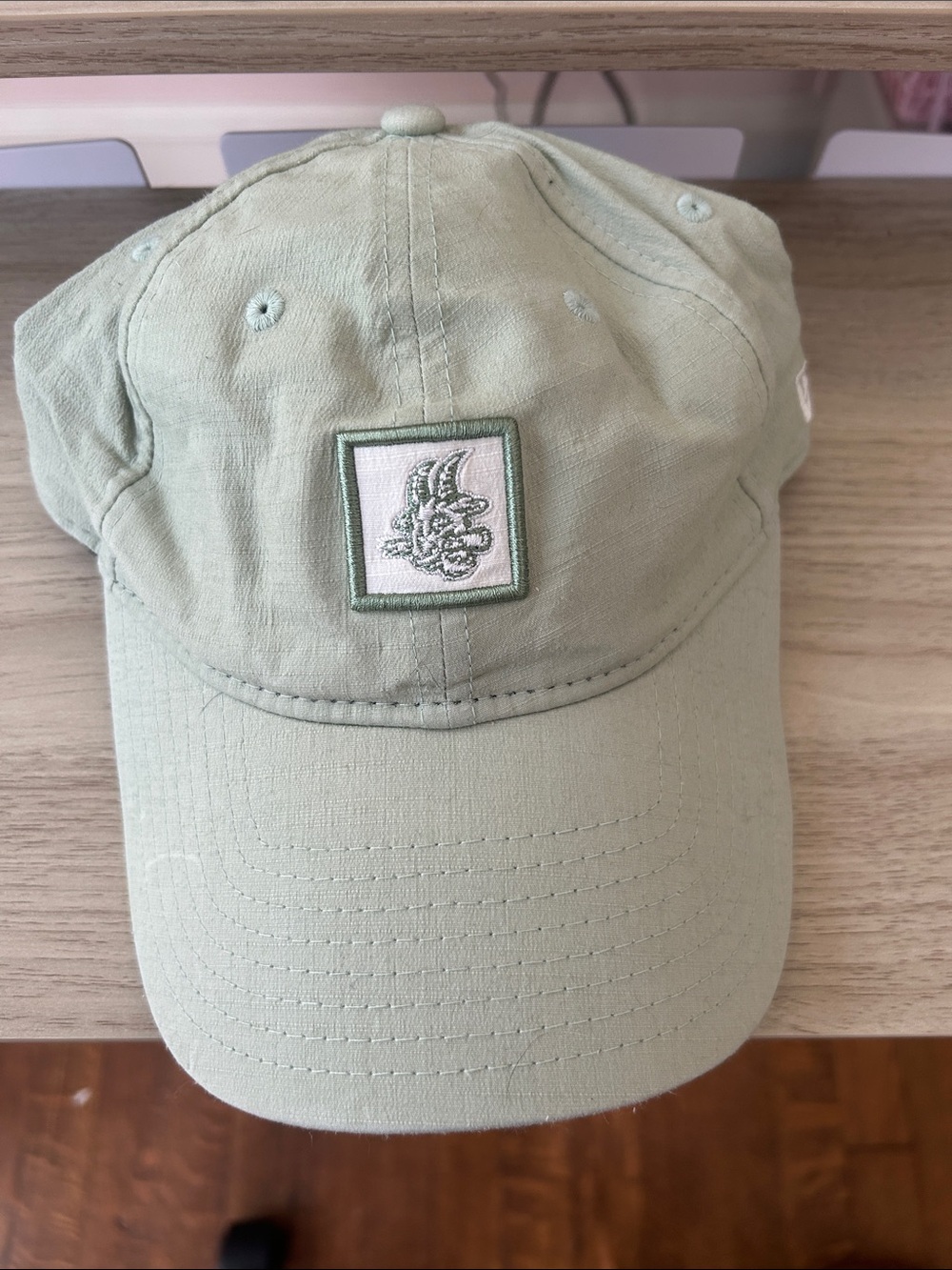 New Era Pale Sage Green Relaxed Baseball Cap Hartford yard goats